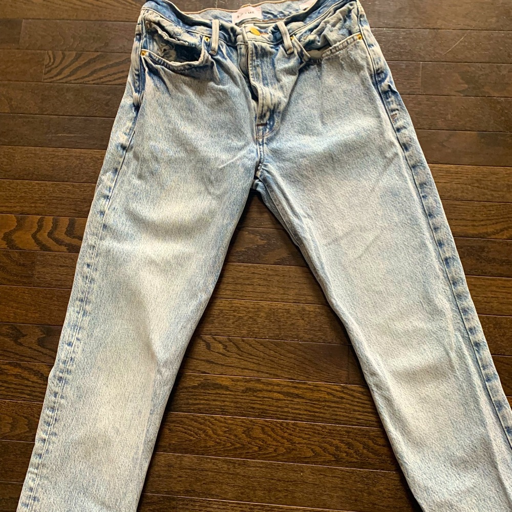 Women’s Frame Denim acid wash jeans